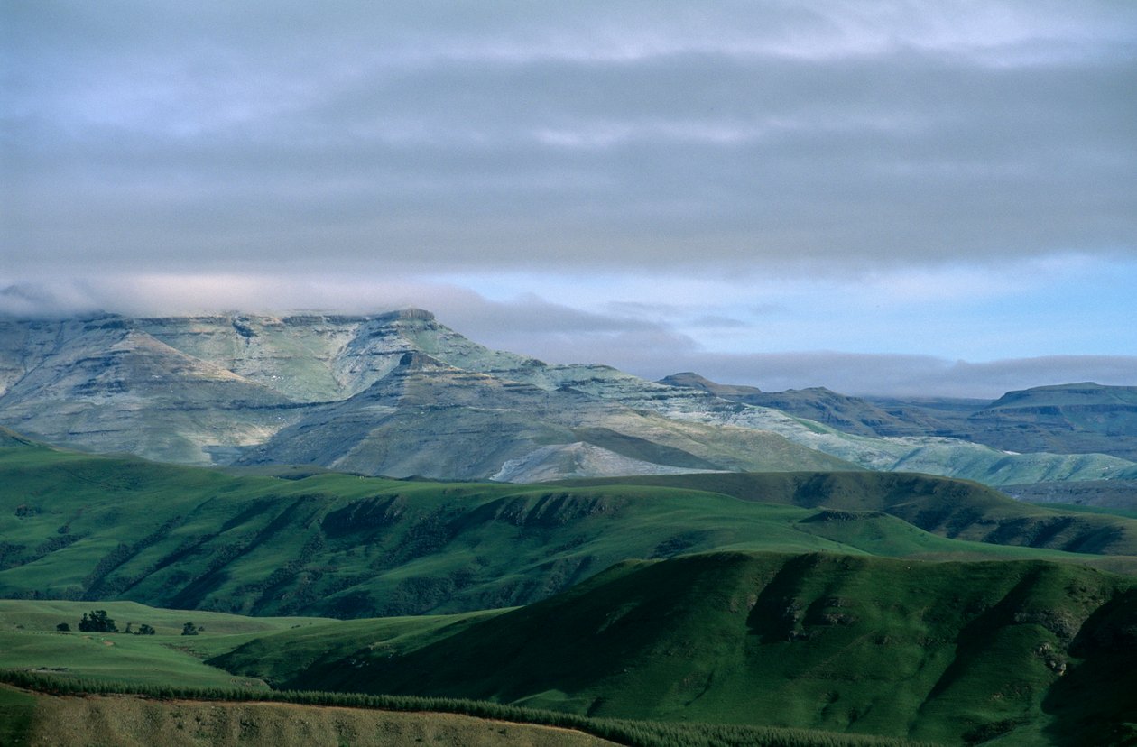 Andliga målningar, Drakensbergen, Sydafrika, 2008 (foto) av Kenneth Garrett