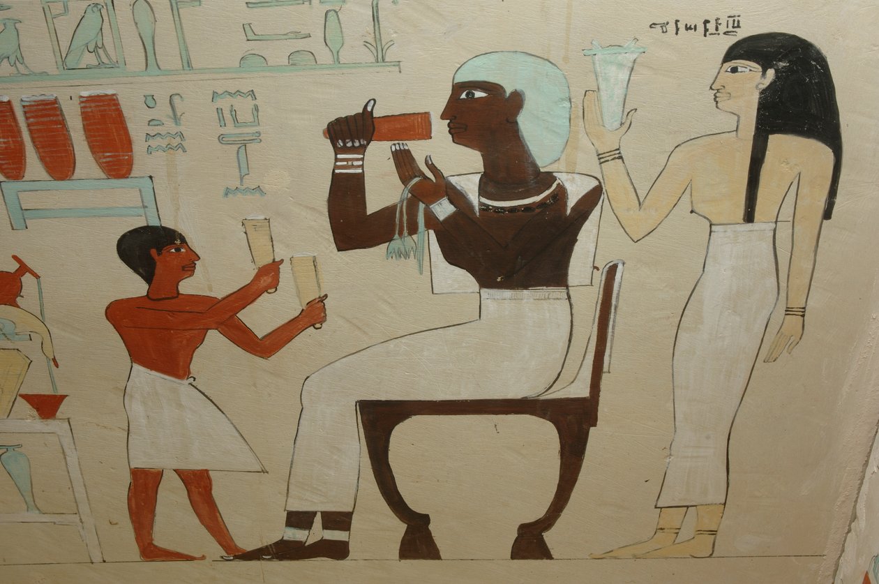 Sarkofag av Ashayt, detalj, Svarta faraoner, nubier, Egypten, Egyptiska museet, C..., 2007 (foto) av Kenneth Garrett