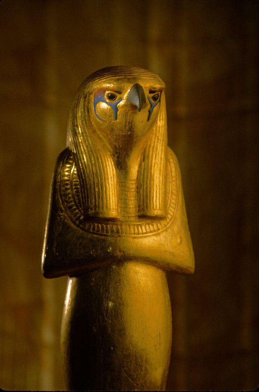 Staty av Horus den äldre, Herwer, KV 62, 2009 (foto) av Kenneth Garrett