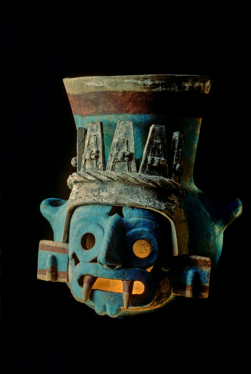 Tenochtitlan, Templo Mayor, Aztec, Mexiko, Mexico City, Aztekernas stora tempel, T..., 2010 (foto) av Kenneth Garrett