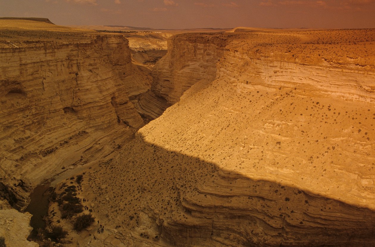 Zin-dalen, Negevöknen, Israel, forntida kulturer, EAME, kopparåldern av Kenneth Garrett