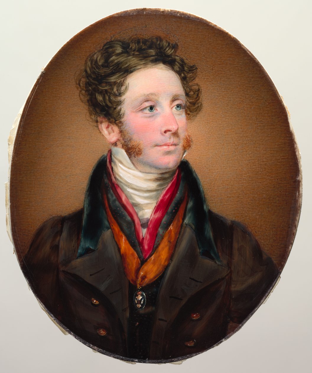 Porträtt av John Francis Miller Erskine, Earl of Mar och Earl of Kellie, 1825. av Kenneth Macleay