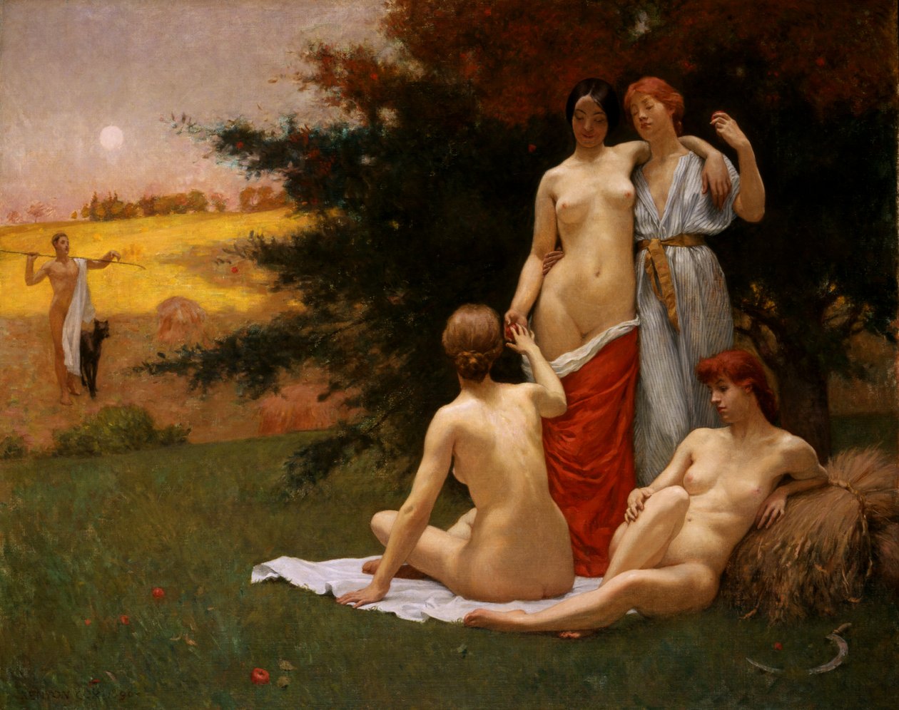 En Eclogue, 1890. av Kenyon Cox