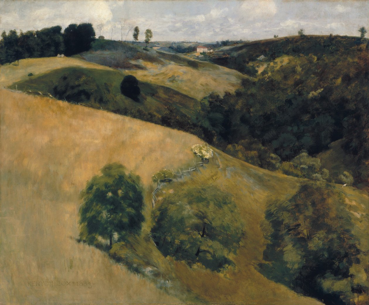 Flygande skuggor, 1883. av Kenyon Cox