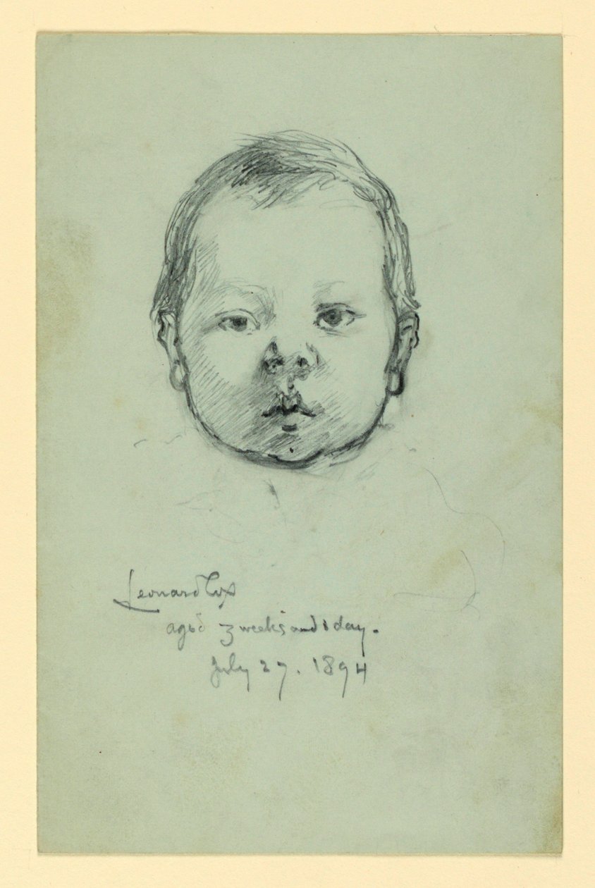 Porträtt av Leonard Cox av Kenyon Cox