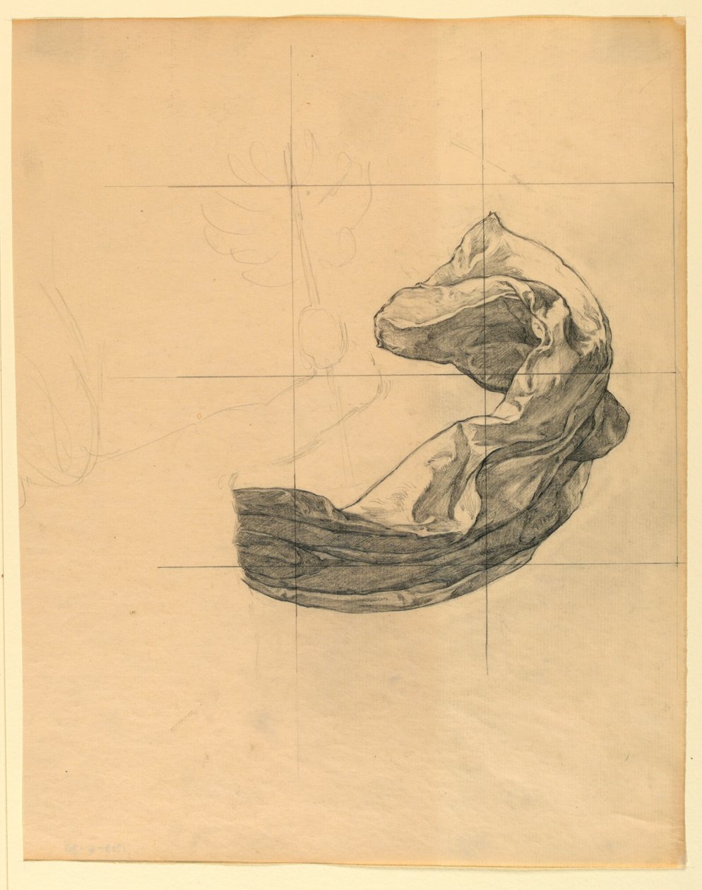 Studie för "Commerce", "Passing Commerce Pays Tribute to the Port of Cleveland," United States Custom House, Cleveland, OH av Kenyon Cox