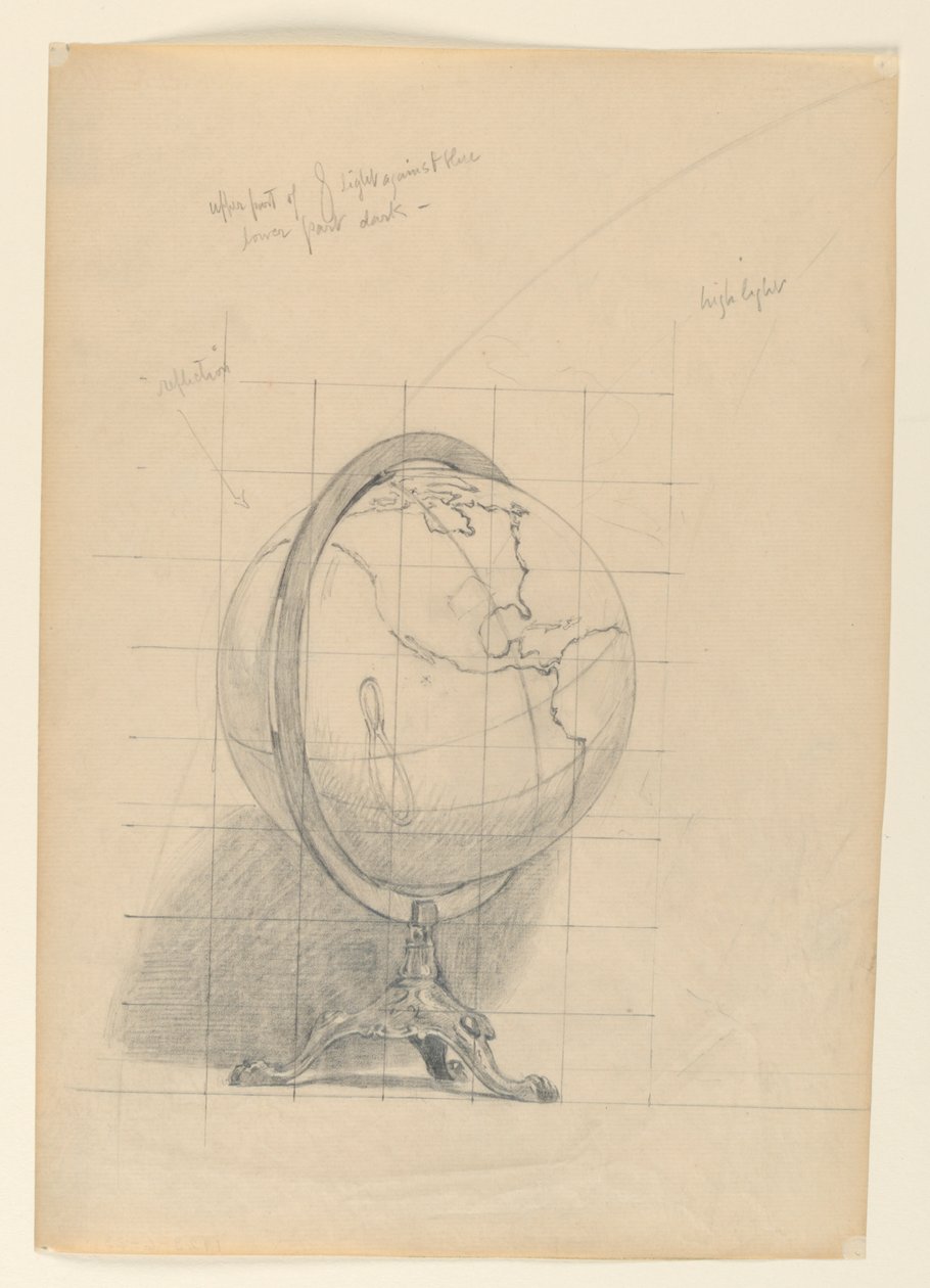 Studera för "Mathematics", "The Sciences," Library of Congress, Washington D.C. av Kenyon Cox