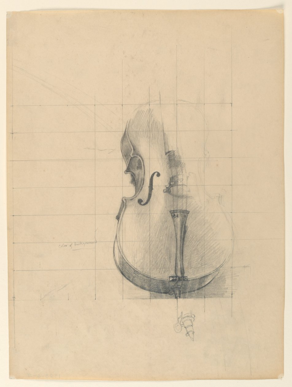 Studera för "Music", "The Arts", Library of Congress, Washington D.C. av Kenyon Cox