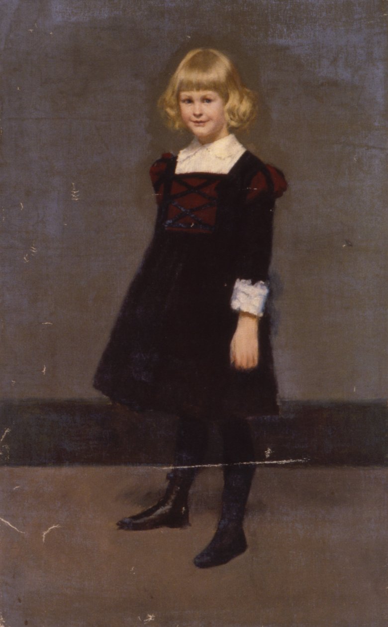 Utan titel, Porträtt av en ung flicka, ca. 1900. av Kenyon Cox