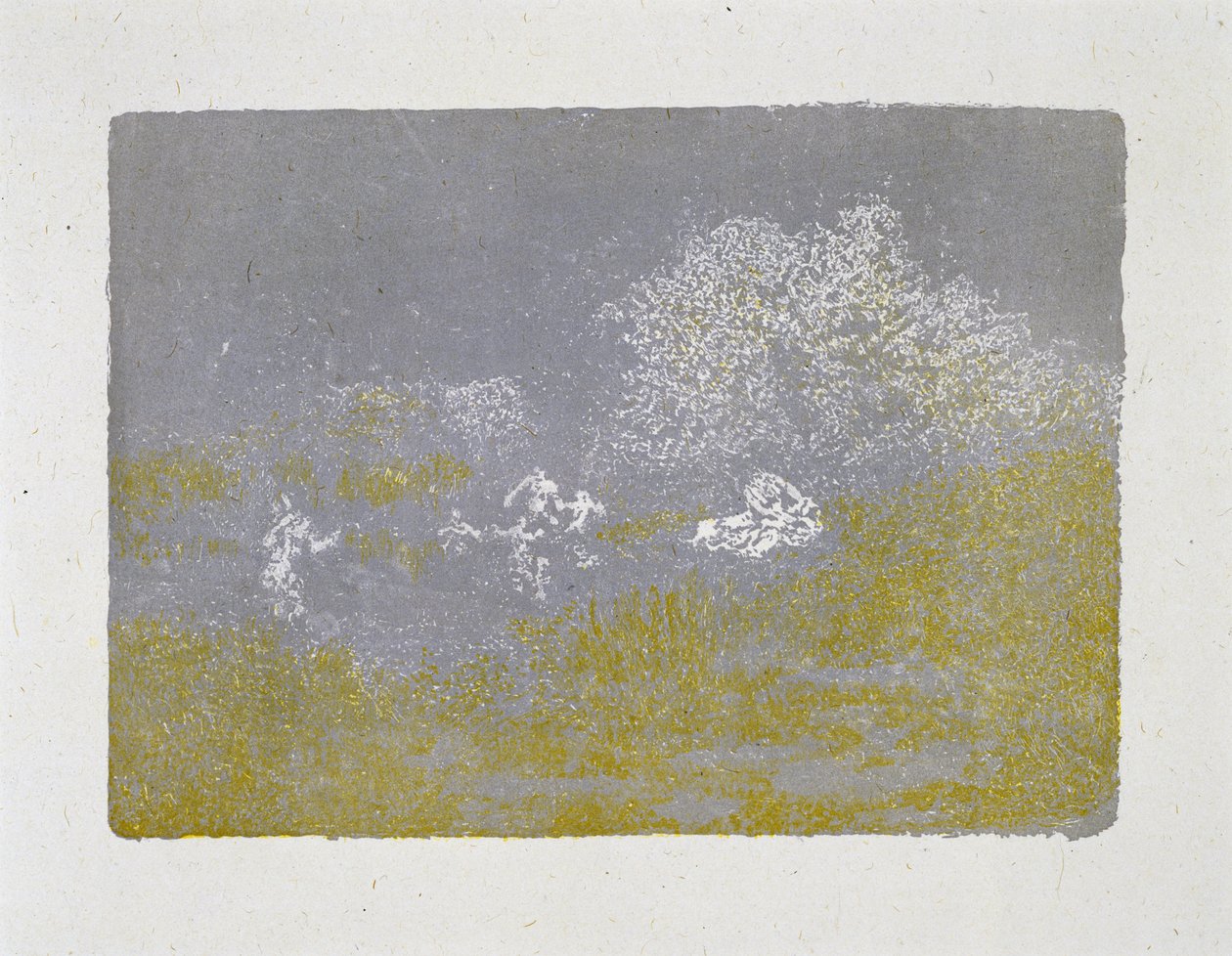 Femme dans le compagne (Kvinnor på landet), 1900 (litografi i färger) av Ker Xavier Roussel