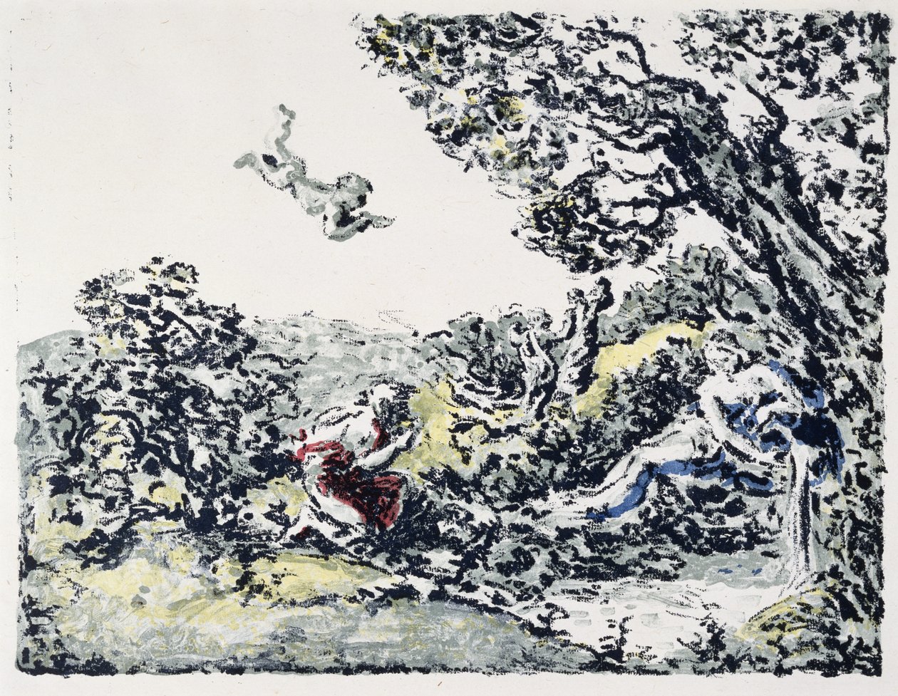 Landskapsalbum: La Source, 1900 (litografi i färger) av Ker Xavier Roussel