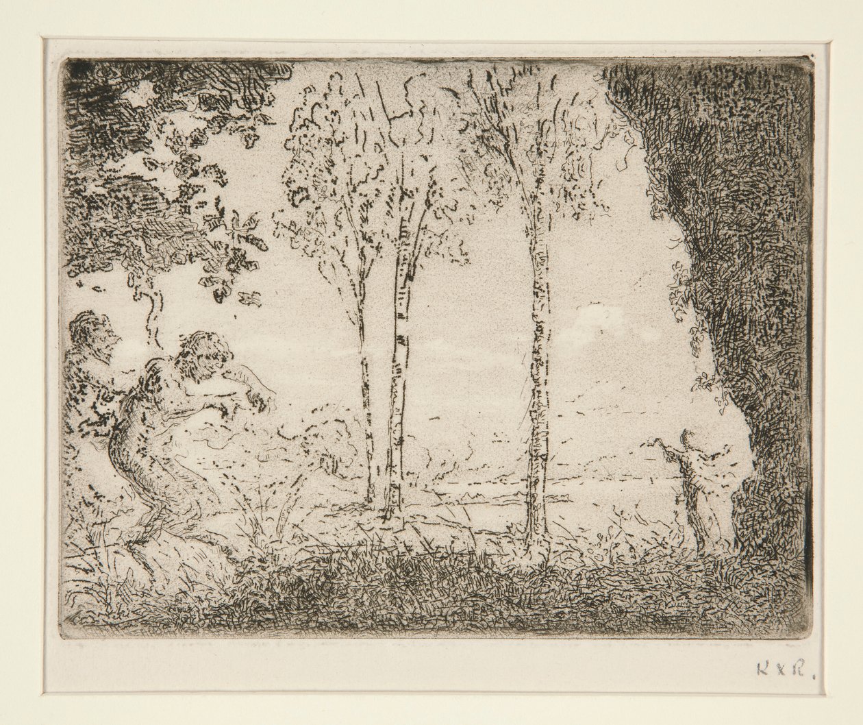 Nymfer och fauner av Ker Xavier Roussel