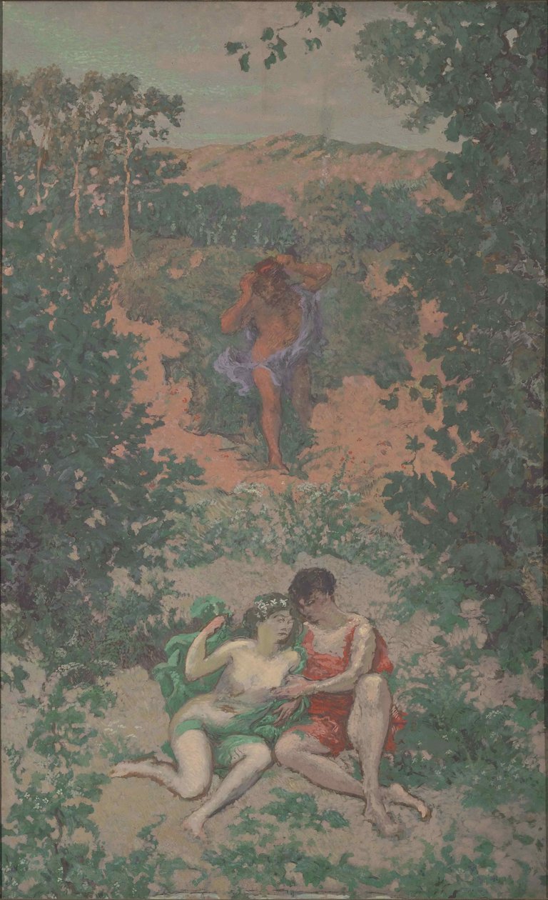 Polyphemus, Acis och Galatea, 1867-1944. av Ker Xavier Roussel