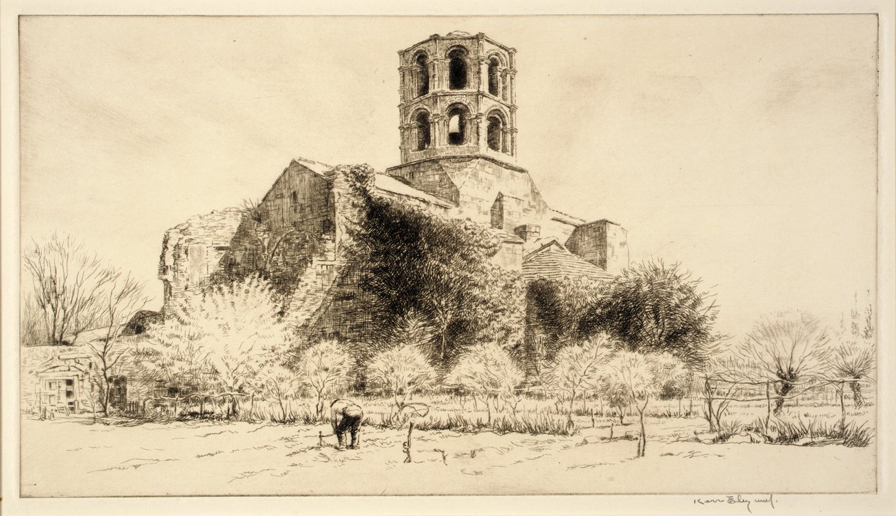 Prästens trädgård, Arles av Kerr Eby