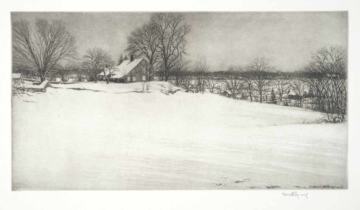 Driftway, kväll av Kerr Eby