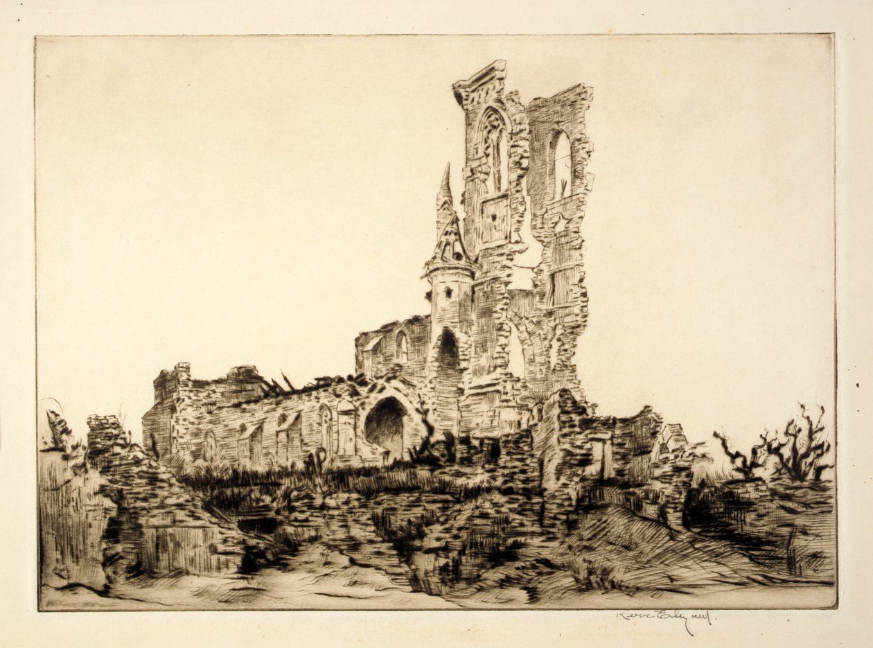 Fleurie kyrka av Kerr Eby