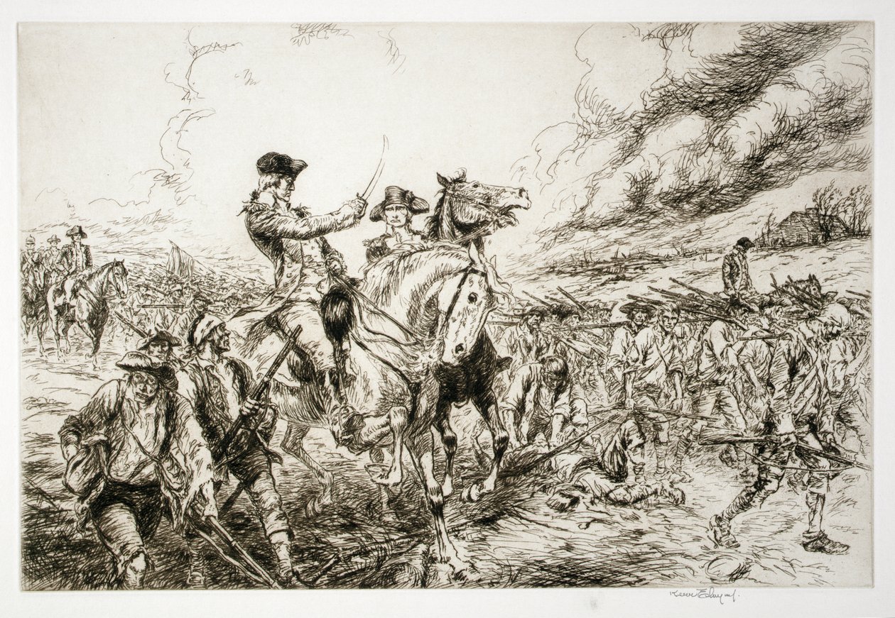 George Washington i Valley Forge av Kerr Eby