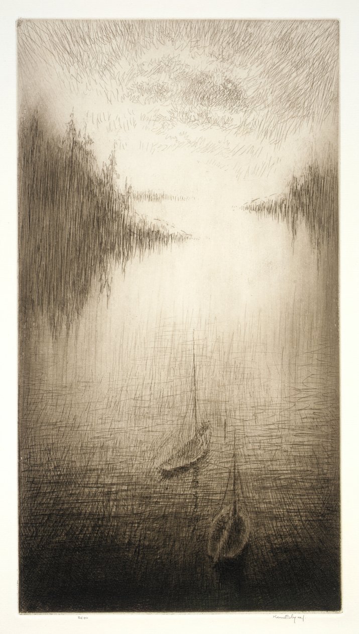 Natt, High Island, Maine av Kerr Eby