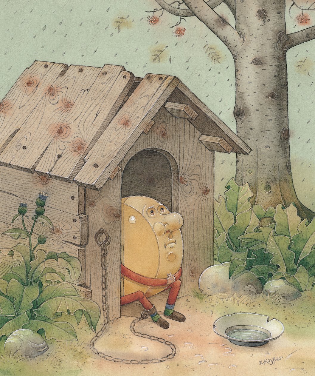 Ost, 1003 (wc på papper) av Kestutis Kasparavicius