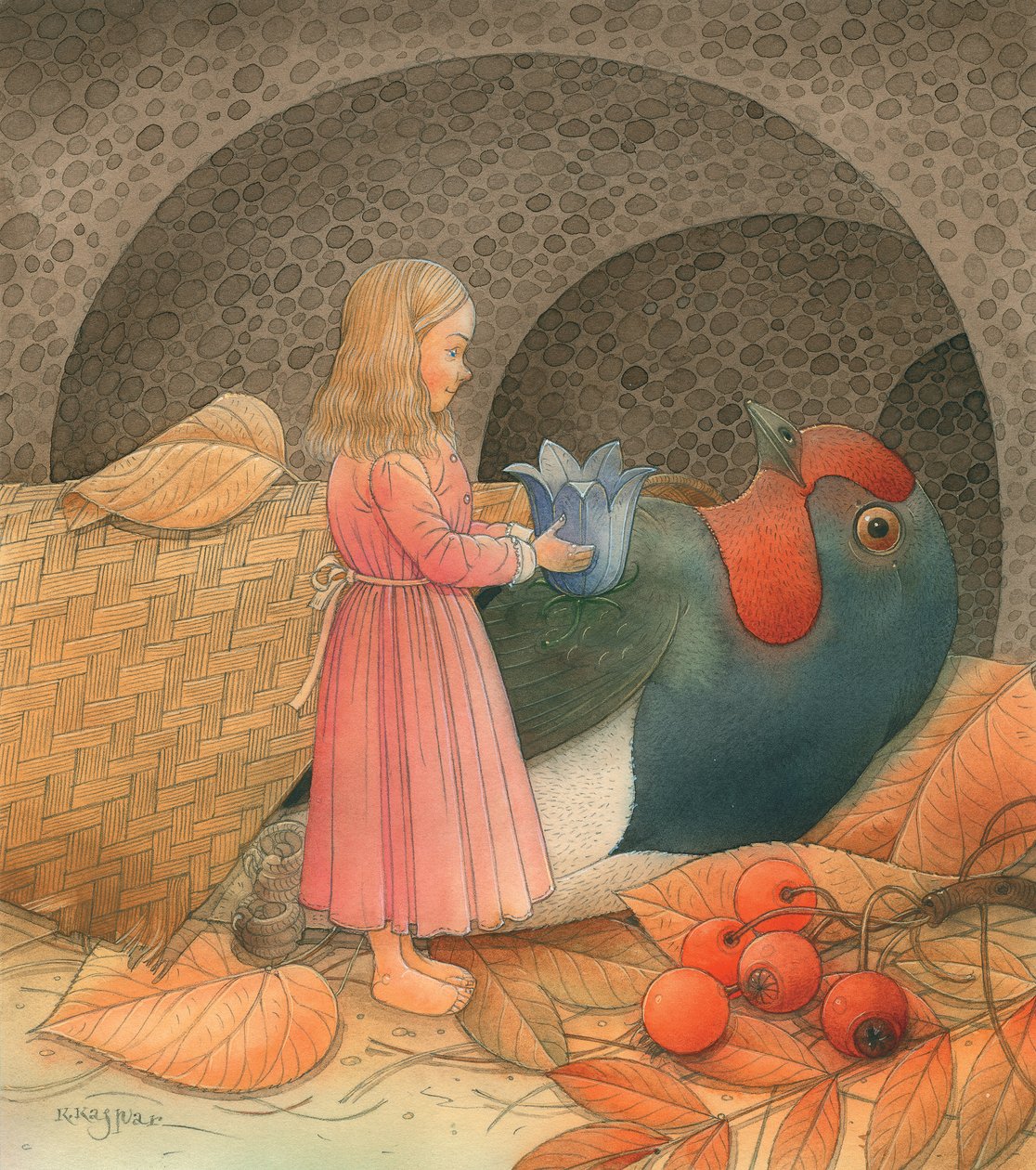 Thumbelina 11, 2005 (wc på papper) av Kestutis Kasparavicius