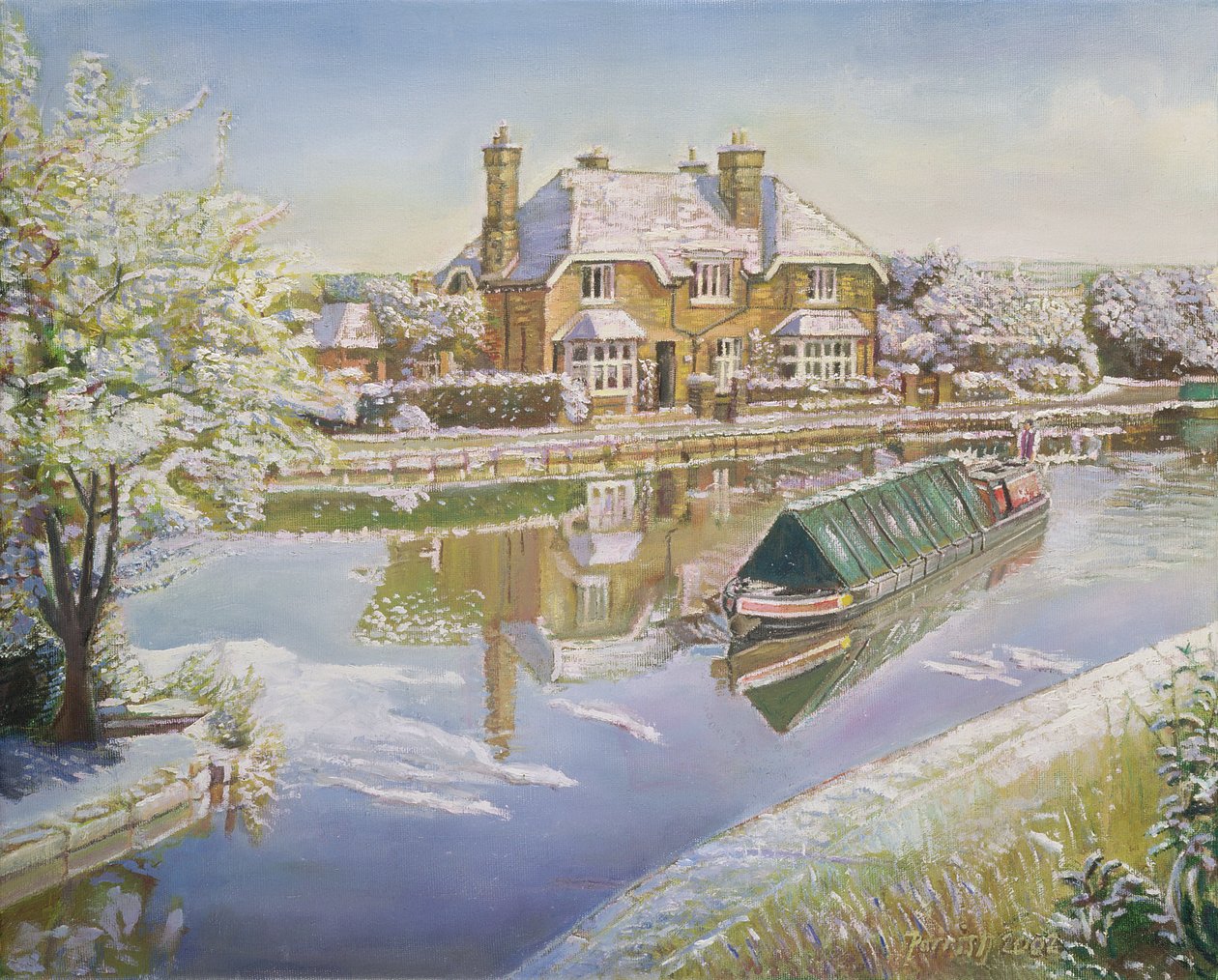 Norton Junction, 2003  av Kevin Guild of Railway Artist Parrish