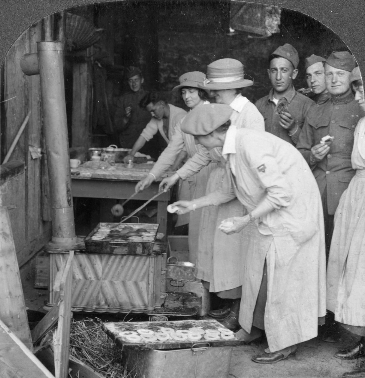 Munkar för doughboys, Montabaur vid Rhen, Tyskland, c1918-c1919 av Keystone View Company