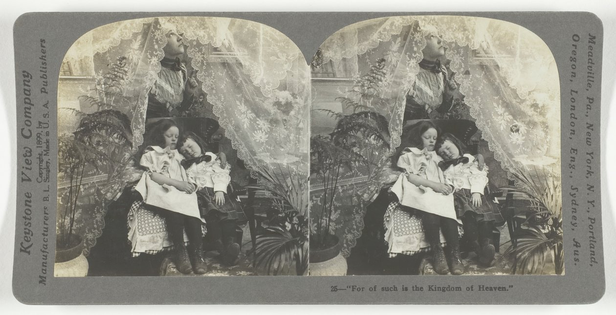Ty av sådana är Himmelriket, 1899. av Keystone View Company