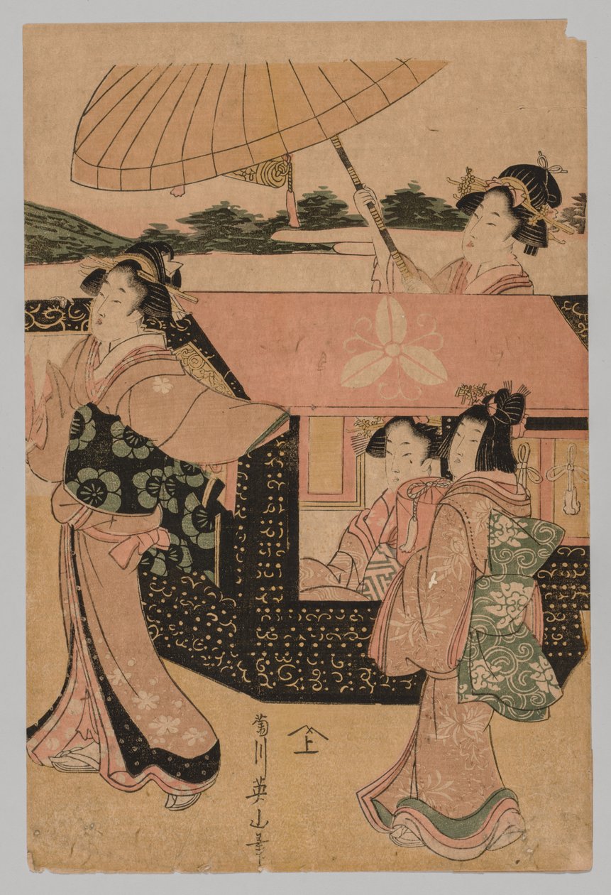 Ingen titel, 1787-1869. av Kikugawa Eizan