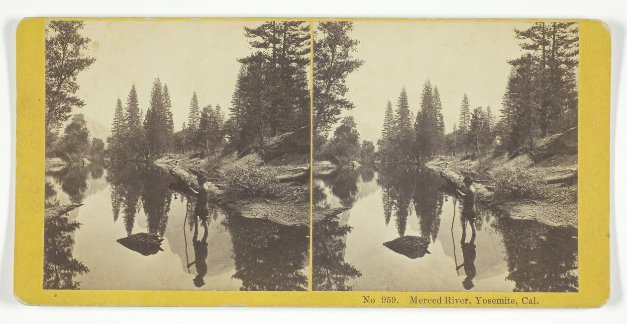 Merced River, Yosemite, Cal., 185575. Skapare: Kilburn Brothers, BW Kilburn. av Kilburn Brothers, BW Kilburn