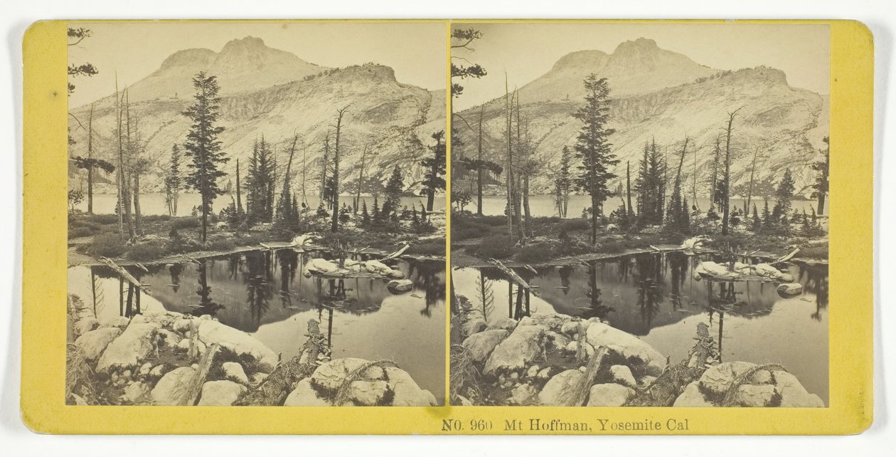 Mt. Hoffman, Yosemite, Cal., 185575. Skapare: Kilburn Brothers, BW Kilburn. av Kilburn Brothers, BW Kilburn