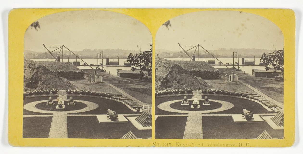 Navy Yard, Washington D.C., 185575. Skapare: Kilburn Brothers, BW Kilburn. av Kilburn Brothers, BW Kilburn