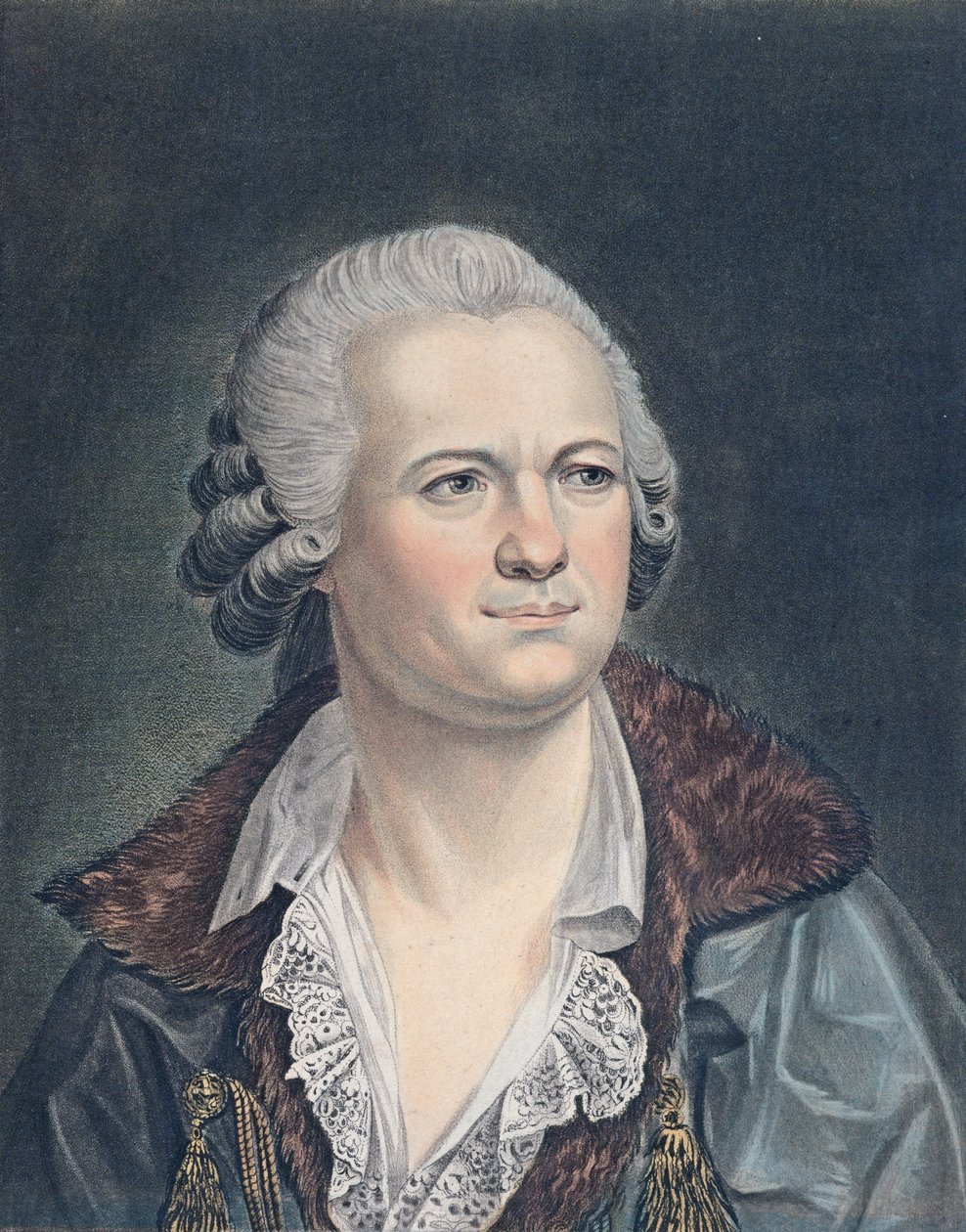 Pierre-Joseph Desault, 1800 (färggravyr) av Kimly