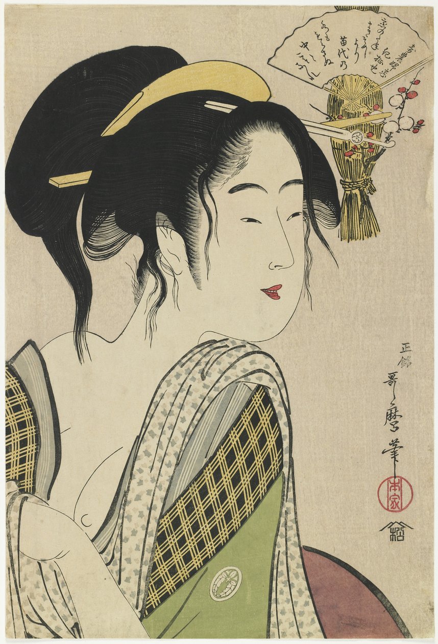 Kärlek till en bondfru, 1795-1796 av Kitagawa Utamaro