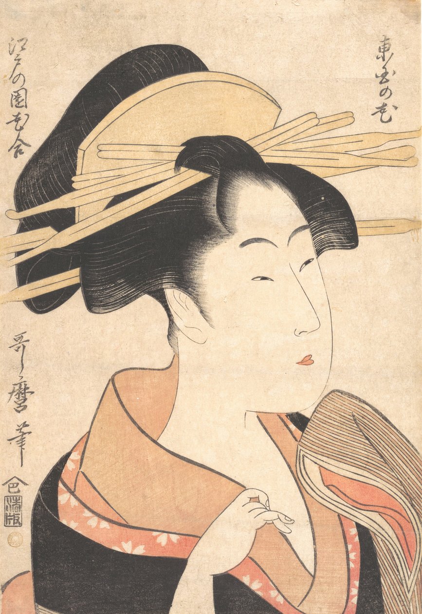 Bersåblommor, va? 1790. av Kitagawa Utamaro