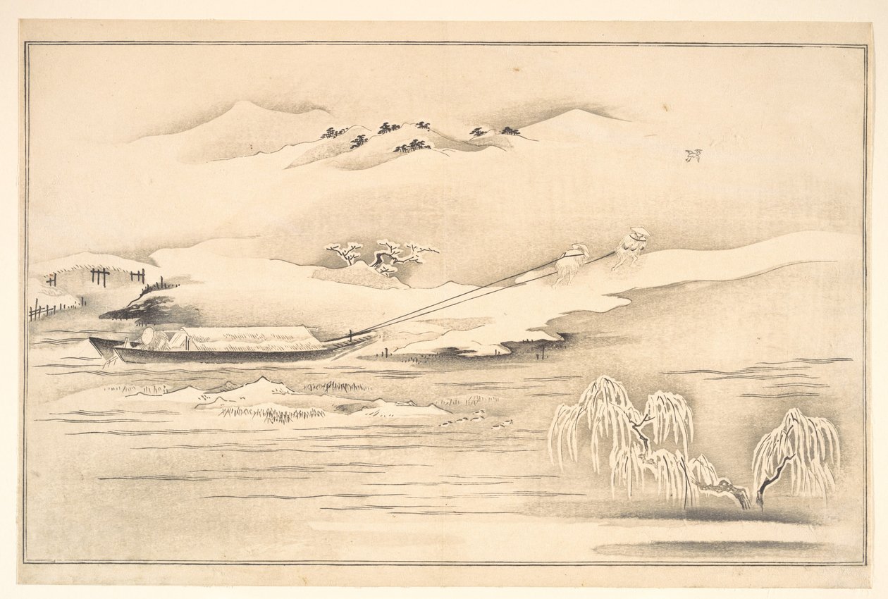 Bok om Ehon Ginsekai (Världen i silver) av Kitagawa Utamaro