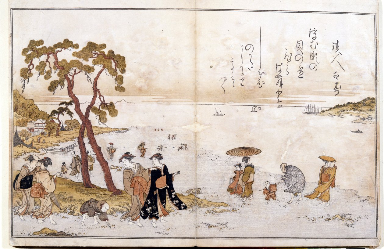 Donationer från lågvatten av Kitagawa Utamaro