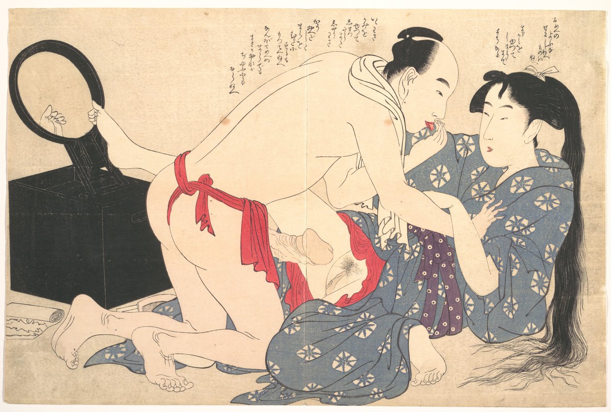 Erotiskt tryck av Kitagawa Utamaro