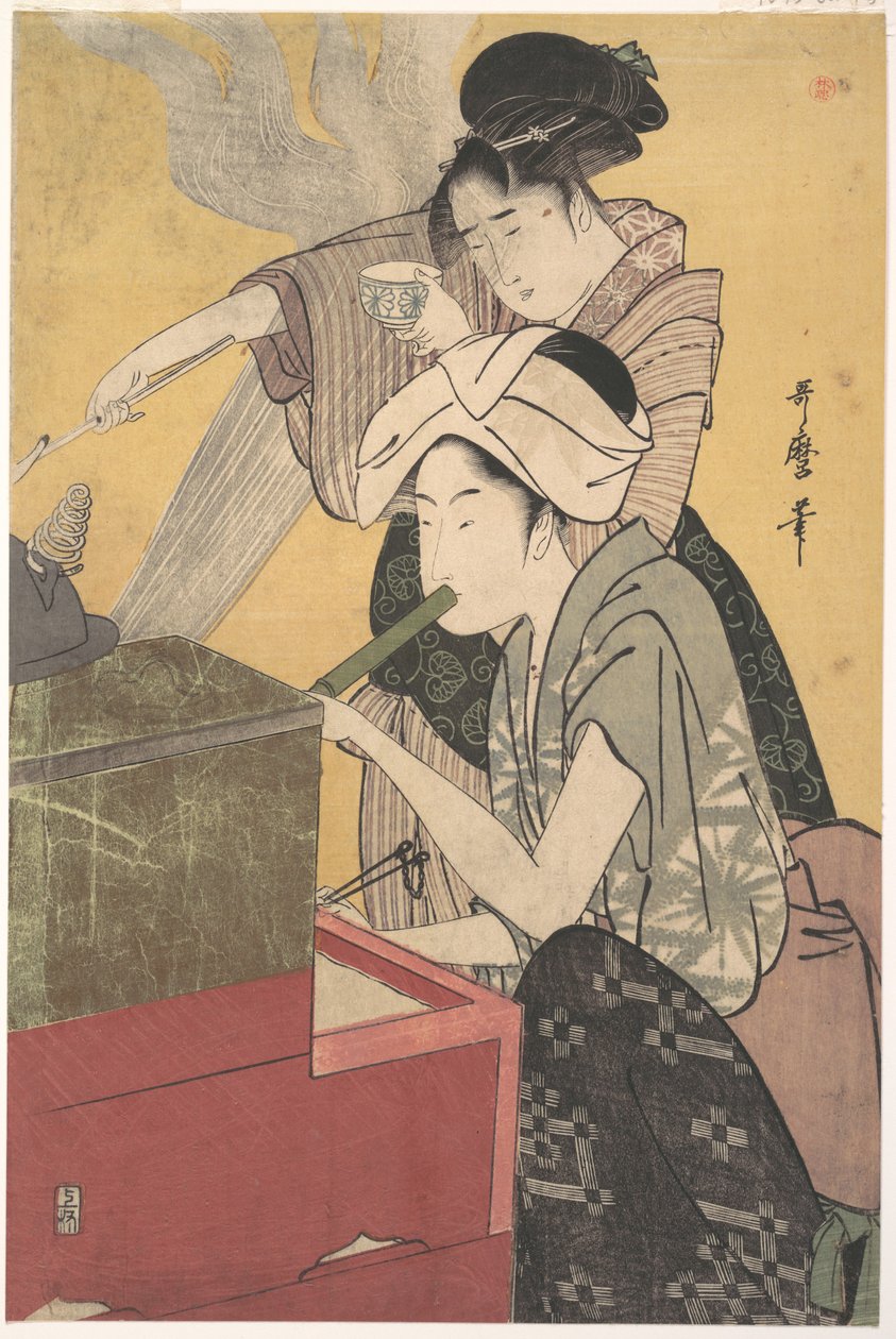 I köket av Kitagawa Utamaro