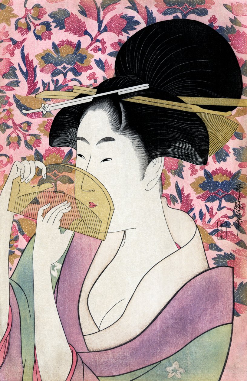 Utnyttja (denna mb) till fullo vid Utamaro norra sida av Kitagawa Utamaro