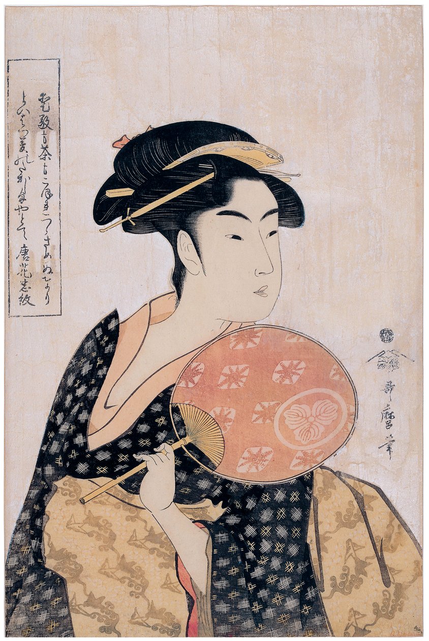 Takashima Oku Oku f Te Takashima Hands p, c. 1793 av Kitagawa Utamaro