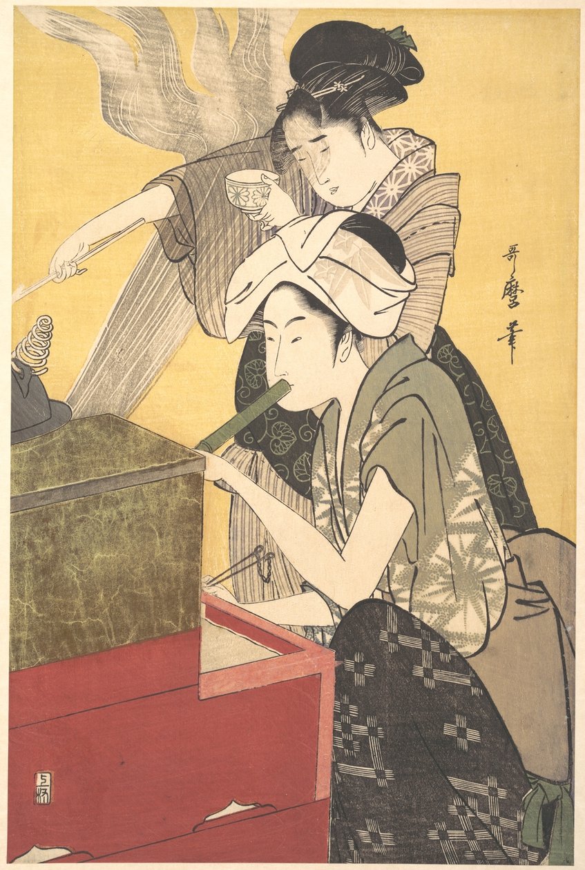 Köket av Kitagawa Utamaro