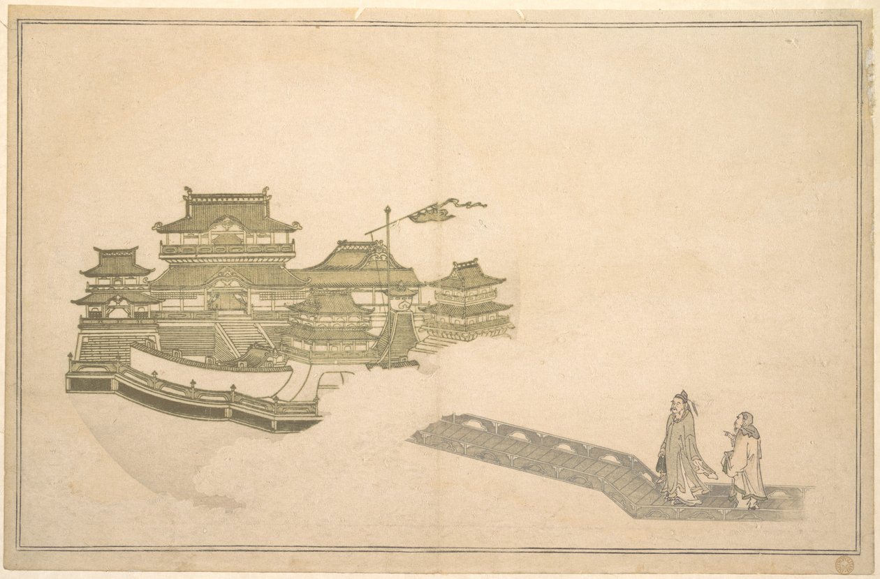 Palatset på månen av Kitagawa Utamaro