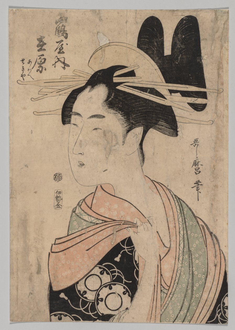 Kvinna från Yoshiwara av Kitagawa Utamaro
