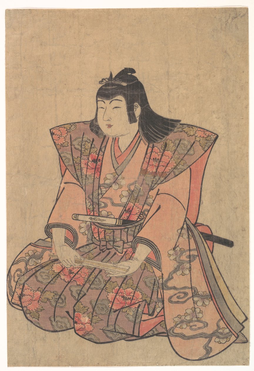En sjungande pojke av Kitao Shigemasa