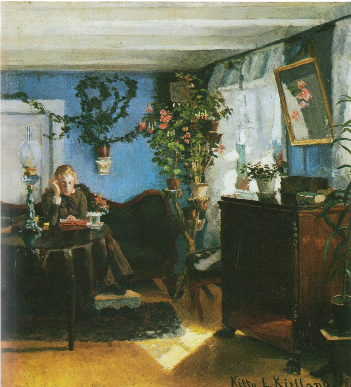 Blatt interir av Kitty Lange Kielland