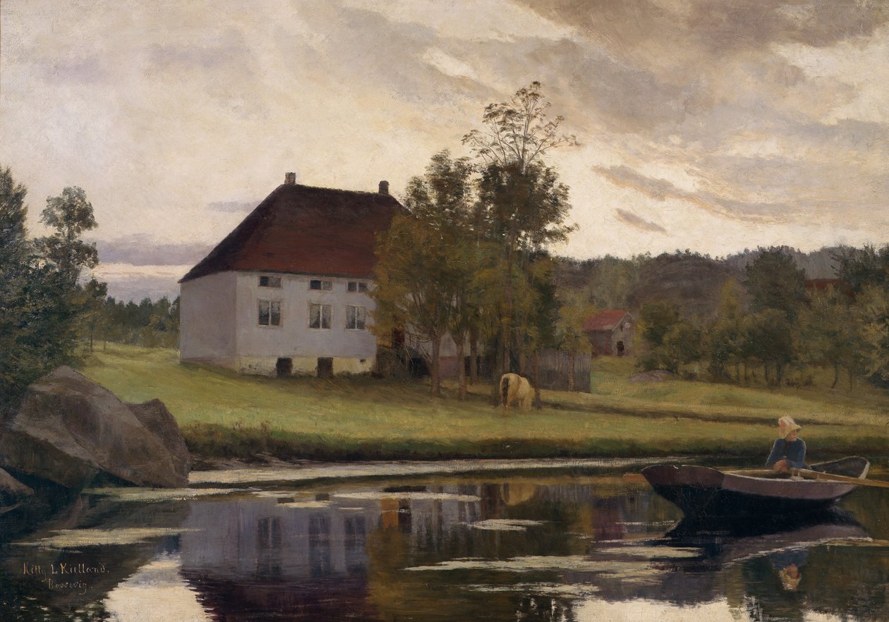 Bossevig, efter solnedgången av Kitty Lange Kielland