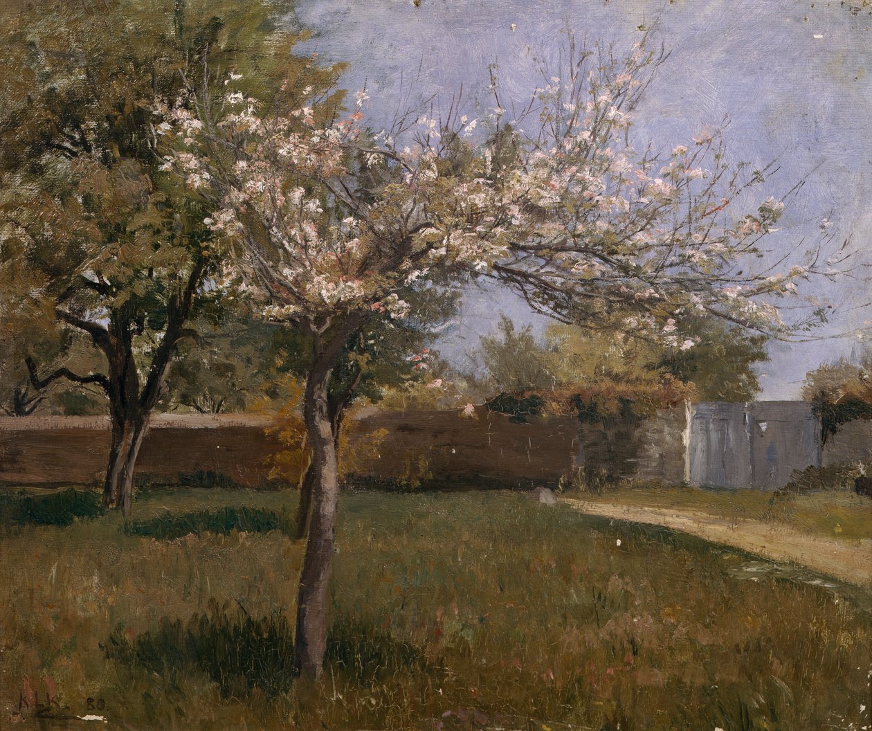 Ingen titel skriven på dias (målning) av Kitty Lange Kielland