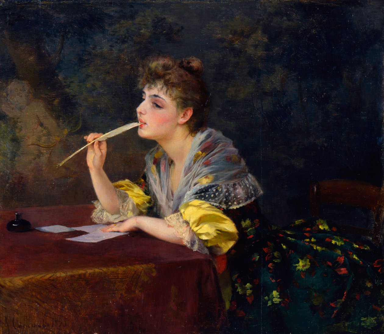 "Ett brev", 1893. av Klavdi Stepanov