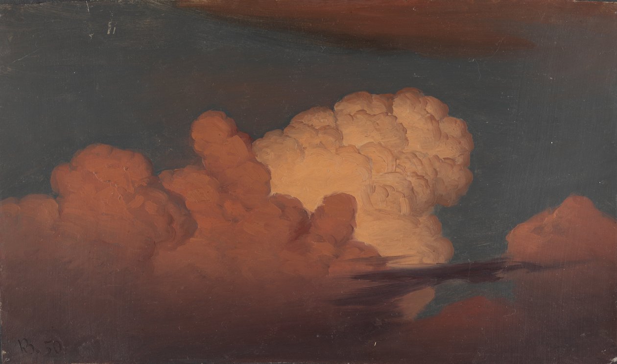 Studie av molnet av Knud Baade