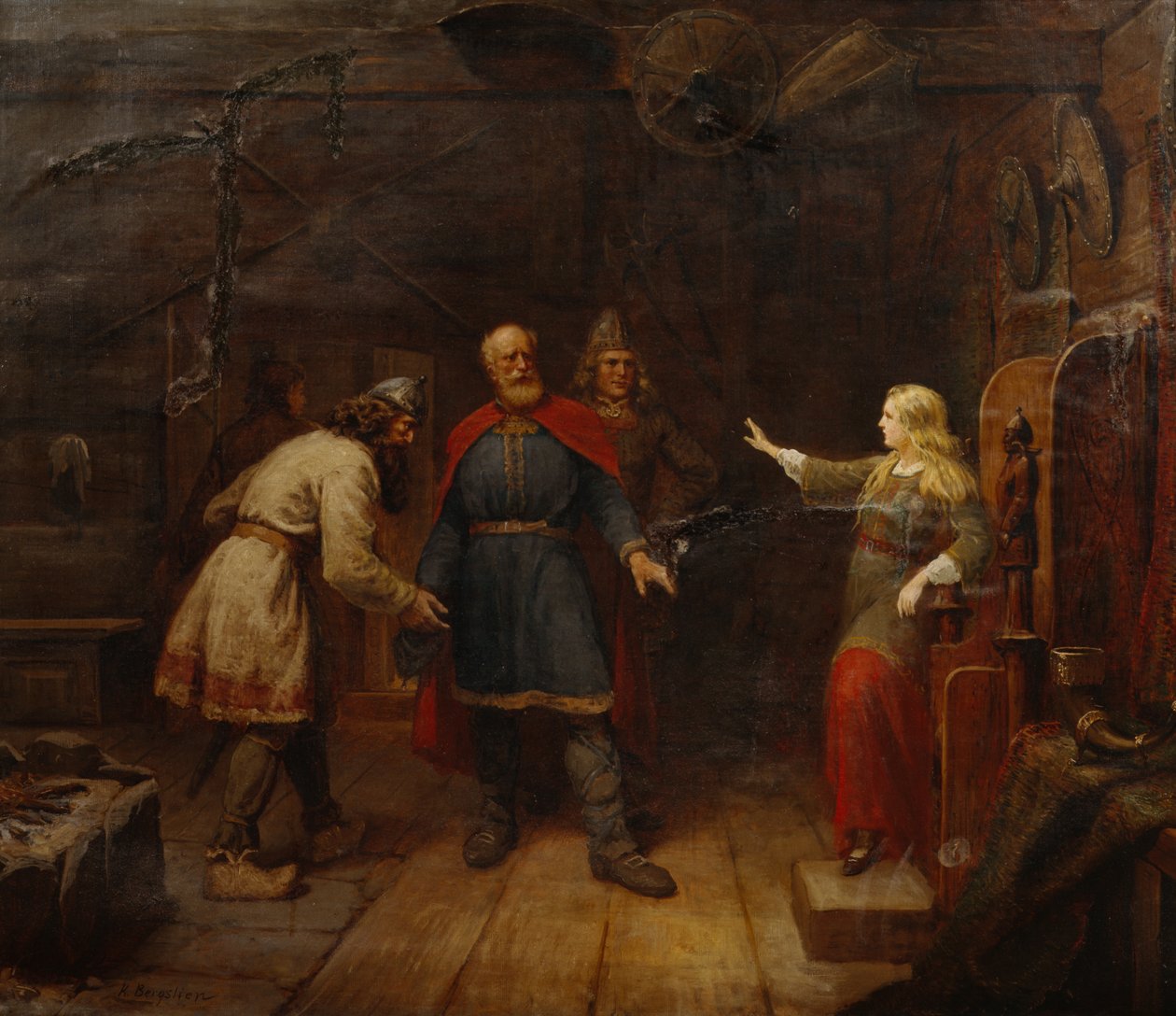 Harald friade till Gyda av Knud Bergslien